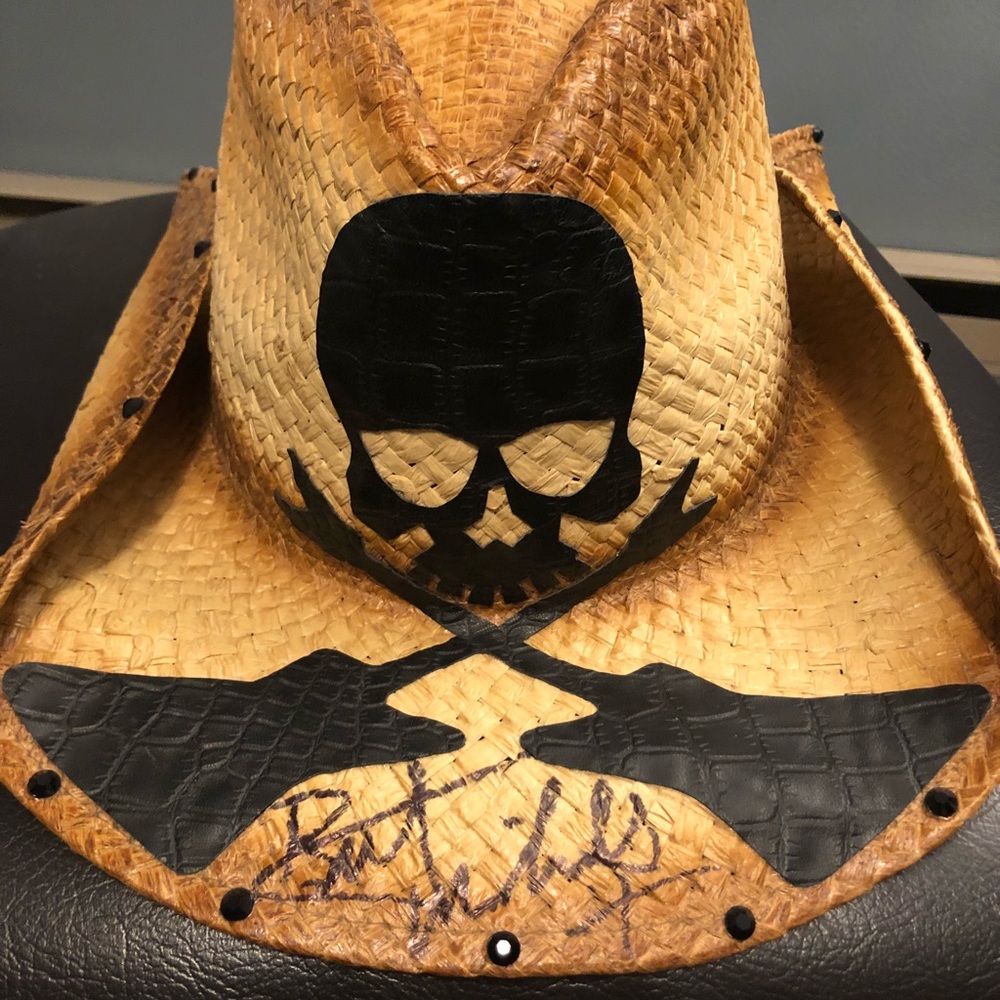 Bret Michaels autographed cowboy hat